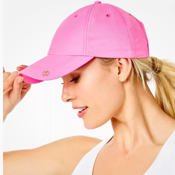 Lilly Pulitzer Accessories - 🆕💕🌴LILLY PULITZER🌴💕SOLID RUN AROUND HAT PROSECCO PINK